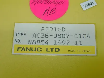 USED FANUC A03B0807C104