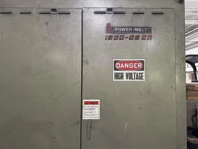 USED 2000 INDUCTOTHERM 1500 KW VIP POWER MELT 1500-06CR  POWER SUPPLY