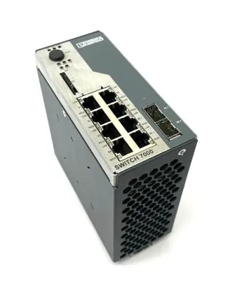 USED PHOENIX CONTACT INDUSTRIAL MANAGED ETHERNET SWITCH 2701554