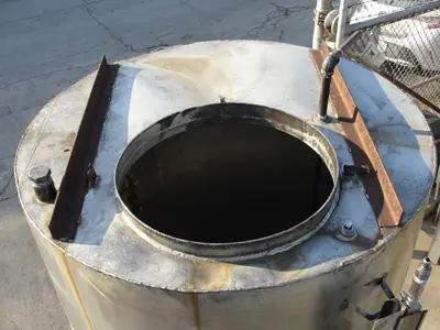 SPC9219  Tank 600 gallon vertical tank, Stainless Steel, flat
