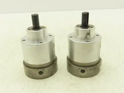 Kamo BR50SH-18S-S226 Ball Type Gearhead 18:1 Inline Reducer 8mm x 10mm Lot of 2