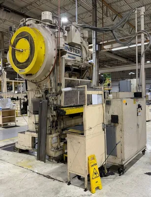 1990 MINSTER 150 TON SSDC PRESS Straight Side, Double Crank (Single Action) Presses | Timco, Inc. (8)