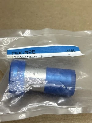 TEK BPE 316L SS SANITARY TRI-CLAMP BPE14AMPPM12 NEW IN SEALED BAG + WARRANTY
