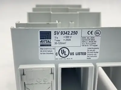 Used Rittal Connection Adapter for Busbar Systems 9342250 Connector Accessories Michigan US | Maverick Industrial Sales #1400899