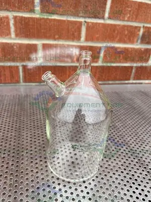 USED CHEMGLASS CLS-4215-01 ANAEROBIC 2000 ML, 2 NECK  BOTTLE