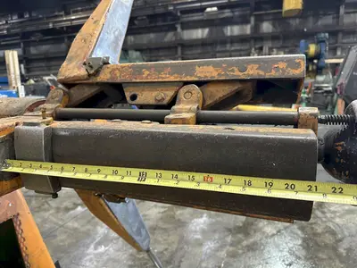2500 LBS X 12" COOPER WEYMOUTH DOUBLE END PULL-OFF COIL REEL UNCOILER: STOCK #22619