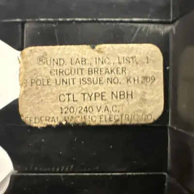 Used FEDERAL PACIFIC NB220 Circuit Breakers | Surplus Asset Holdings #1188979