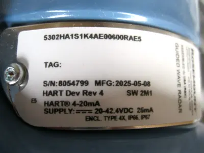 NEW Rosemount 5302 HA1S1K4AE00600RAE5