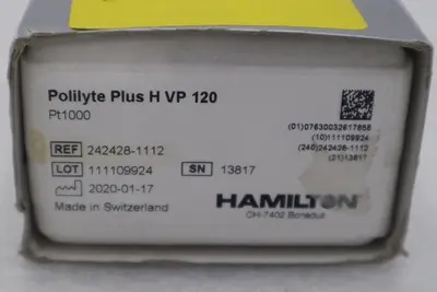 NEW OPEN BOX Hamilton 242428-1112 Polilyte Plus H VP 120 Probe STOCK G580