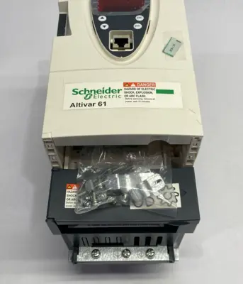 USED TELEMECANIQUE, SCHNEIDER ELECTRIC ALTIVAR 61 VFD 1.5KW 2HP 3-PHASES