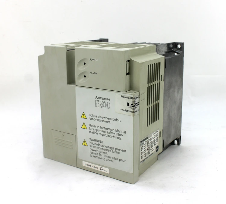 Used MITSUBISHI FR-E520S-0.75K-EC Power Inverters | Industrial Parts R Us Inc. #366935
