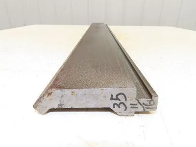 Press Brake Gooseneck Punch Die 35-3/4" L 90° V 1/2" Finger 3-5/8" H Safety Tang