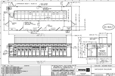 Genset E-House Building Double Wide