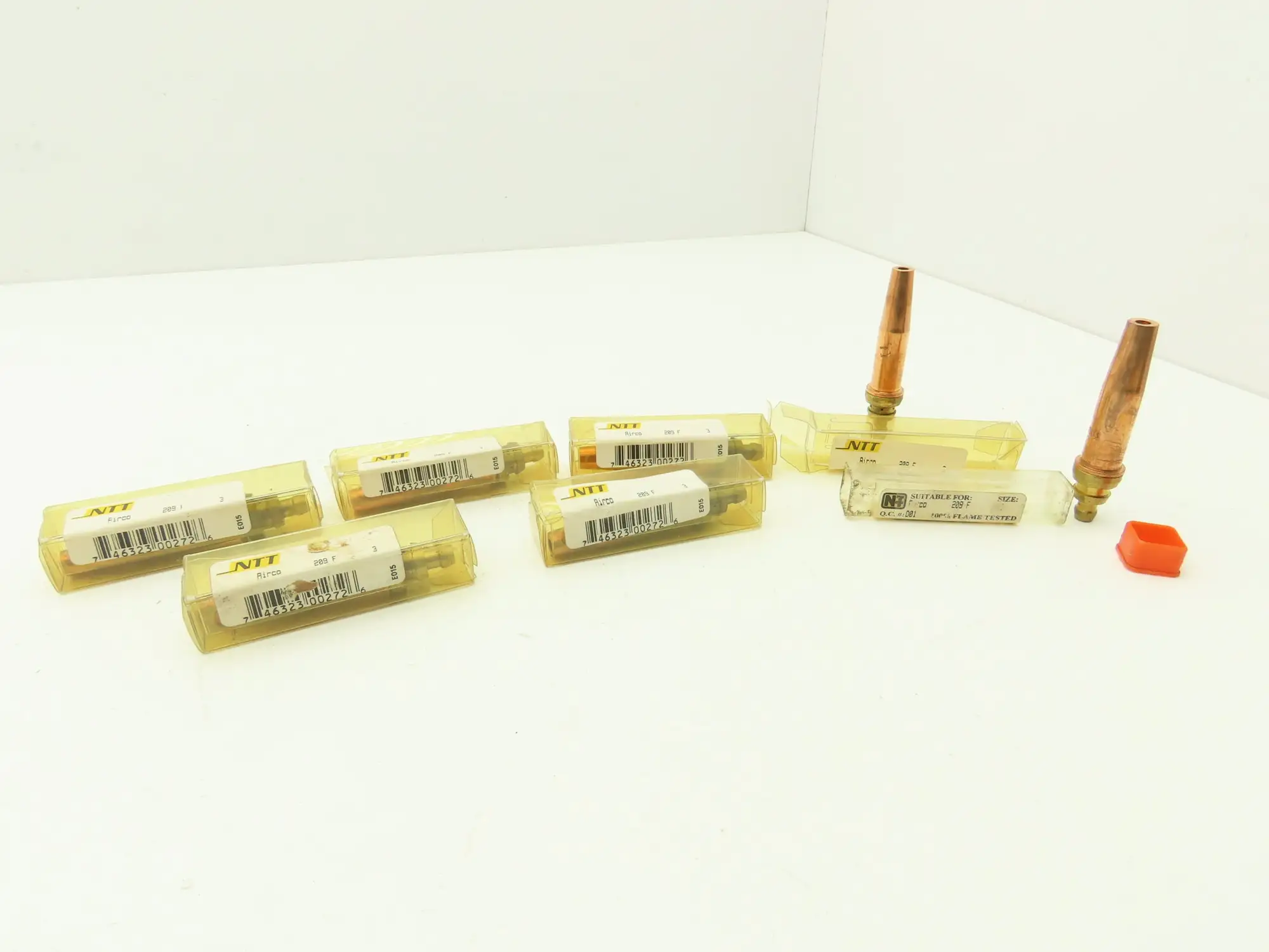Airco 209F-3 Torch Cutting Tip 2 Piece Size 3 Lot of 7