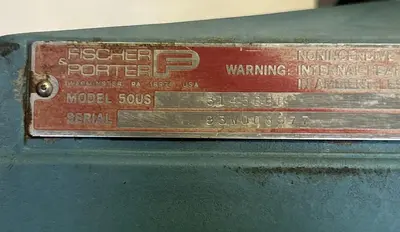 USED BAILEY FISCHER PORTER 50US3145BBB