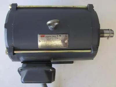 Dayton Industrial 10HP Electric Motor 208-230/460V 3 Phase 1740 RPM 215T  10 HP