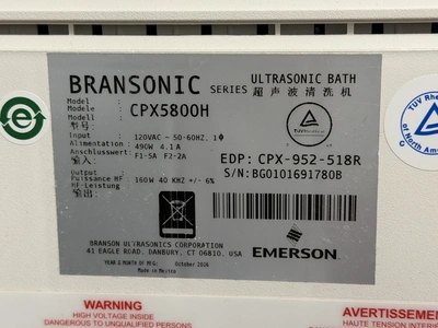 Used _UNKNOWN_ _UNKNOWN_ Ultrasonic Cleaning Machines Rhode Island US | Federal Equipment Company #1347610