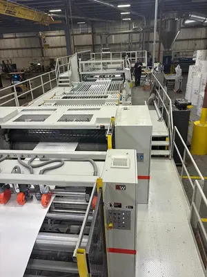 This 2018 Marquip Falcon 2500 Sheeter