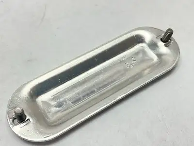 USED APPLETON ELECTRIC FORM 85 ALUMINUM CONDUIT BODY 1/2" W/ K50A COVER