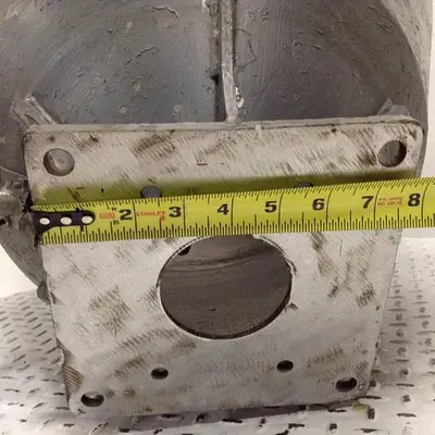 USED METAL FABRICATOR HOPPER