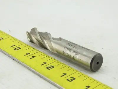 5/8" HSS 4 Flute Ballnose End Mill 5/8" Shank 3-3/4" OAL
