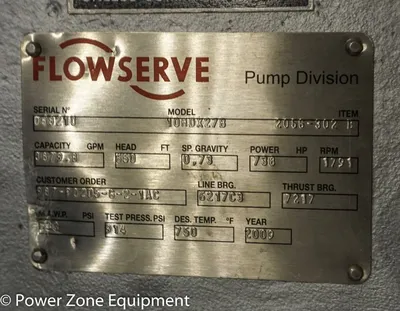 NEW FLOWSERVE 10HDX27B