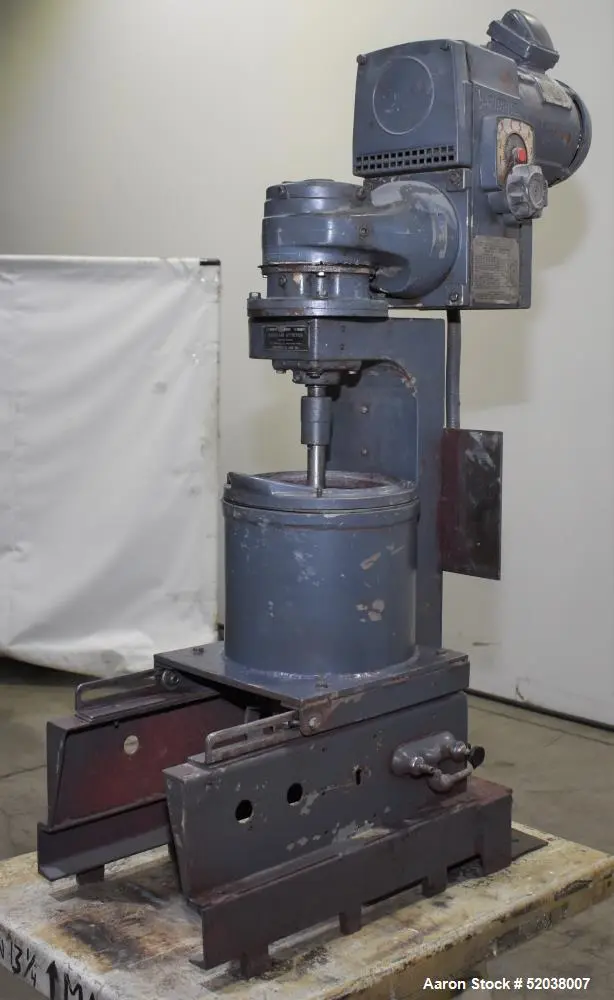 Used - Union Process Szegvari 1-S Series Laboratory Attritor, 1.5 Gallon Tank
