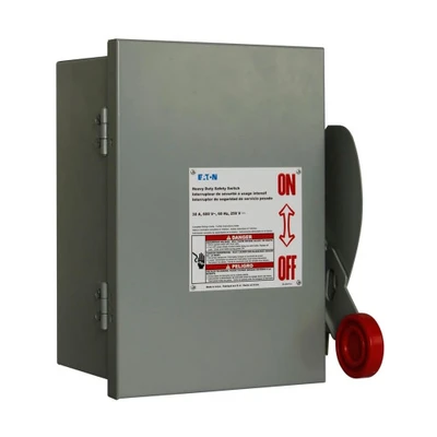 Eaton DH361UDK Safety Disconnect Switch, 30A, Non-Fusible, 3-Pole, 3-Wire [New]