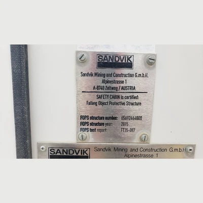USED 2016 SANDVIK MT520