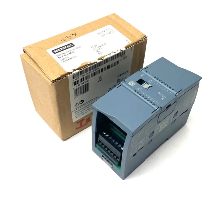 Used SIEMENS SIMATIC S7-1200 DIGITAL INPUT MODULE SM1221 DI 16X24VDC PLC Input & Output | Maverick Industrial Sales #1112869