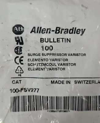 Allen Bradley Surge Suppressor Varistor 100-FSV277 - Lot of 3 Loc 4E-11
