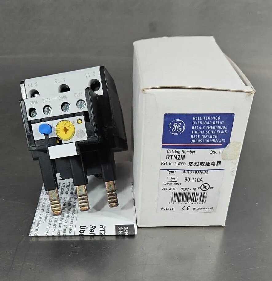 GE RTN2M Overload Relay. Loc 4E-15