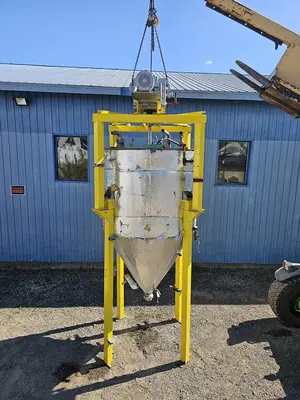 Used 800 Gallon Jacketed Tank, Stainless Steel, With Scrape Agitation