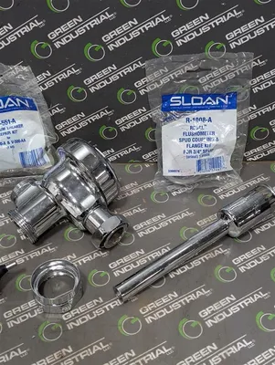 Sloan Regal 186-1 YB Flushometer Urinal Flush Assembly w Para-Flow Diaphragm New NIB