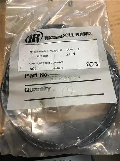 New | in-Stock INGERSOLL-RAND HEATER CONTROL CABLE - 52296084 Cable & Wire Pennsylvania US | East West Machinery & Drilling #1415890