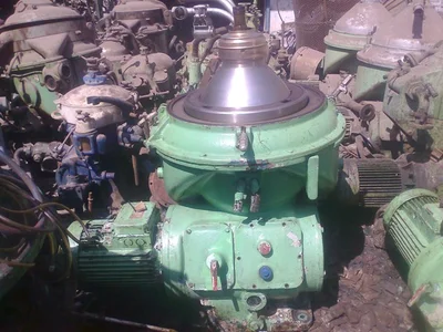 (2) Alfa-Laval FOPX 609 TFD-24-60 oil purifiers, 316SS.