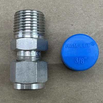 NEW Ham-Let 3/8 Compression To 3/8