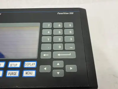 USED ALLEN BRADLEY SER. F PANELVIEW 550 STANDARD OPERATOR TERMINAL HMI
