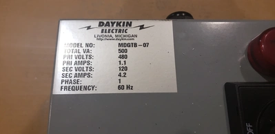 Daykin Electric MDGTB-07