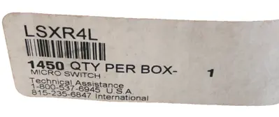NEW HONEYWELL LSXR4L MICROSWITCH