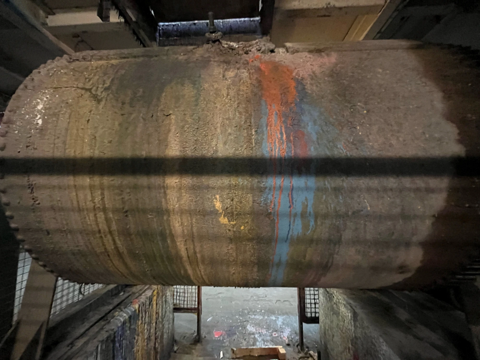 1200L Mild Steel Porcelain Lined Ball Mill