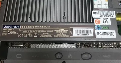 Advantech TPC-1270H-P2BE Touchscreen Operator Interface Panel Used