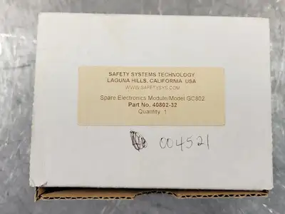 NEW SAFETY TECHNOLOGY INTERNATIONAL GC802