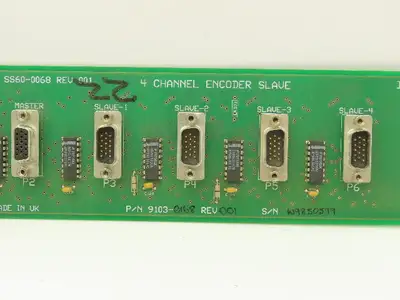 Allen Bradley 9103-0168 SS60-0068 Rev 001 4 Channel Encoder Slave Circuit Board