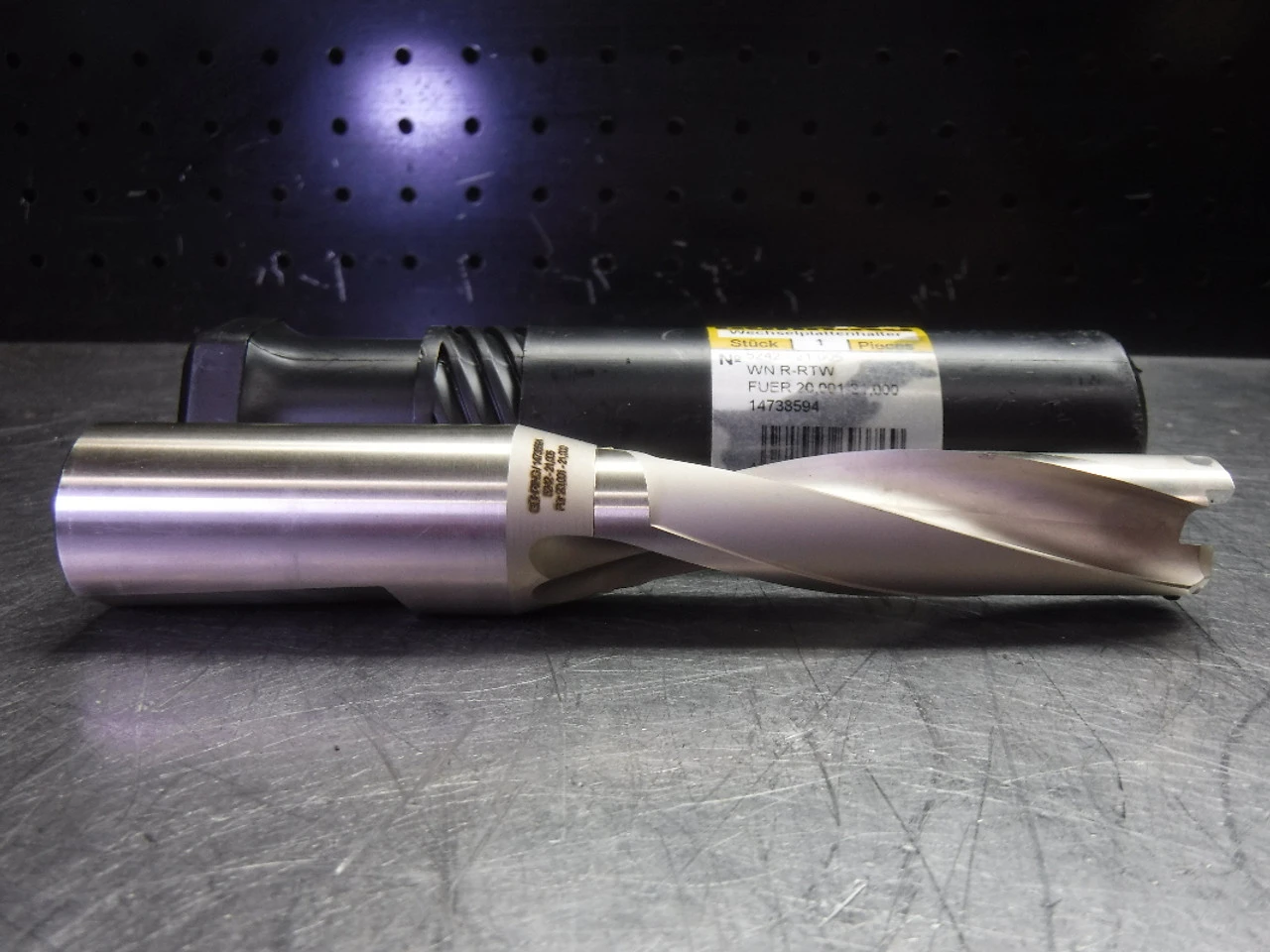 Guhring 20mm - 21mm Replaceable Tip Drill 1" Shank 5242-21,005 (LOC1458B)
