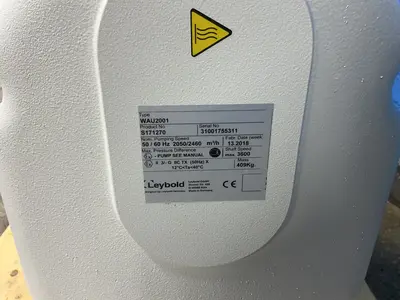 USED LEYBOLD WAU2001