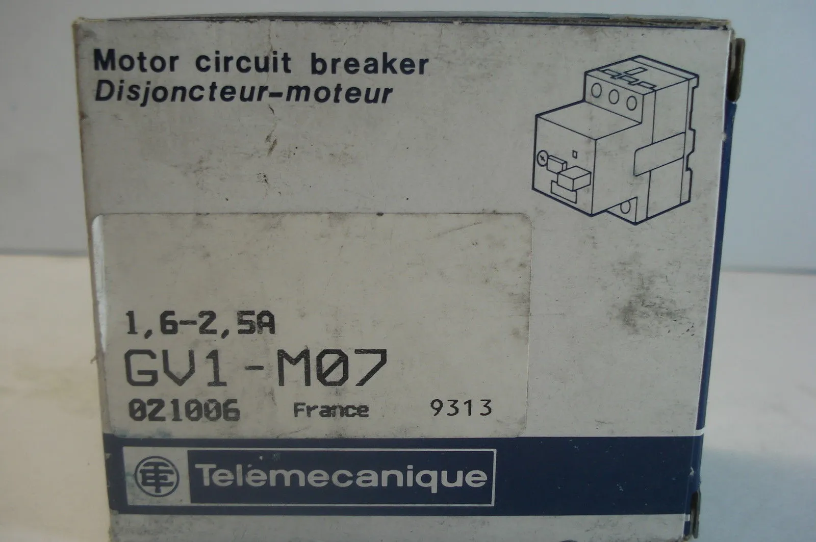 NEW TELEMECANIQUE GV1-M07 BREAKER
