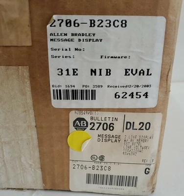 NEW Allen-Bradley 2706-B23C8