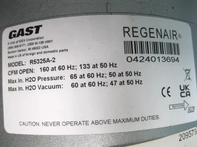 New | in-Stock Gast R5325A-2 Pumps New Hampshire US | Bitter End Trading #1453005