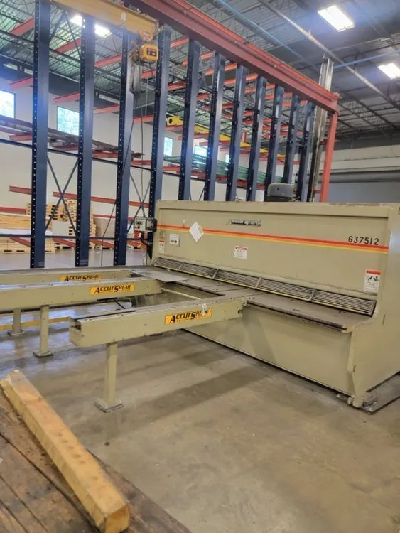 2014 ACCURSHEAR 637512 Shears, Power Squaring (In) | Active Machinery Sales, Inc.